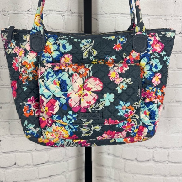 Vera Bradley Carson East West Pretty Posies Tote Bag - Picture 3 of 9